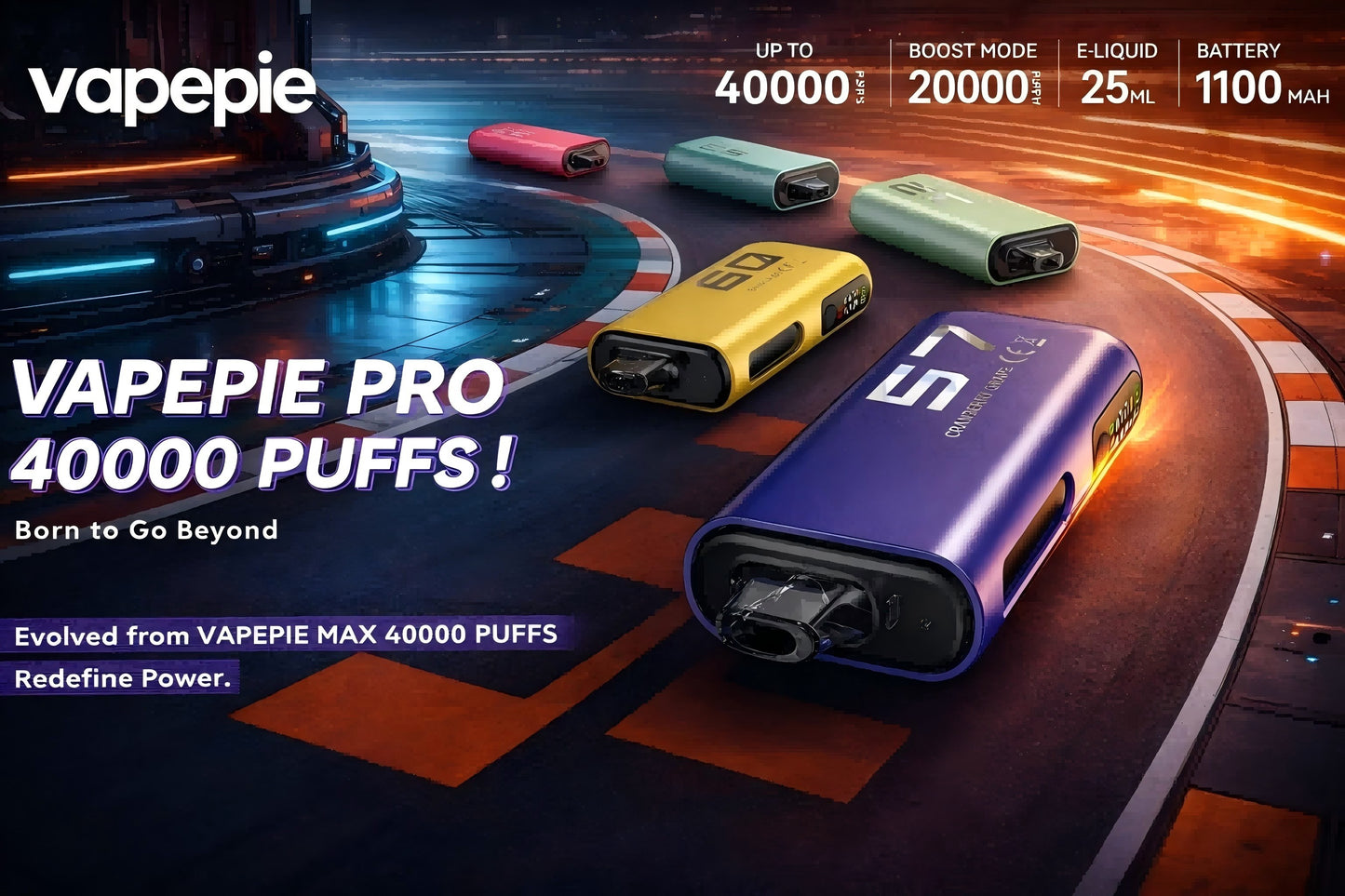 🏆Choose 3 flavors ☛ VAPEPE PRO 40000