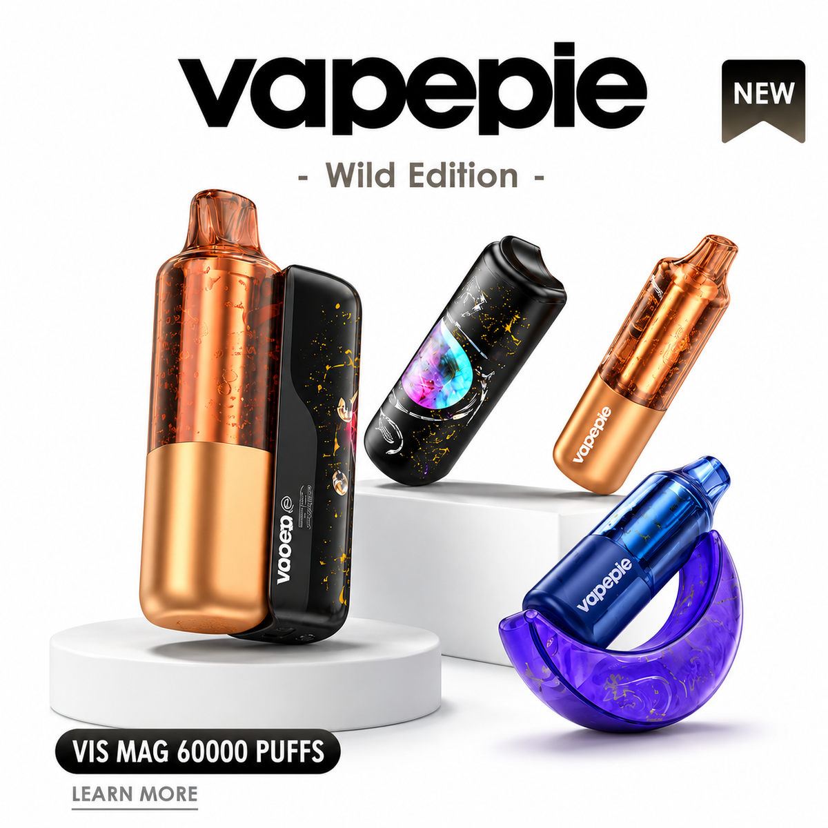 GRAPE MINT-VIS MAG 60000 PUFFS+Pod combo pack
