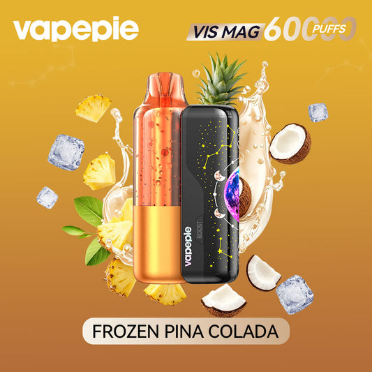 FROZEN PINA COLADA-VIS MAG 60000 PUFFS+Pod combo pack