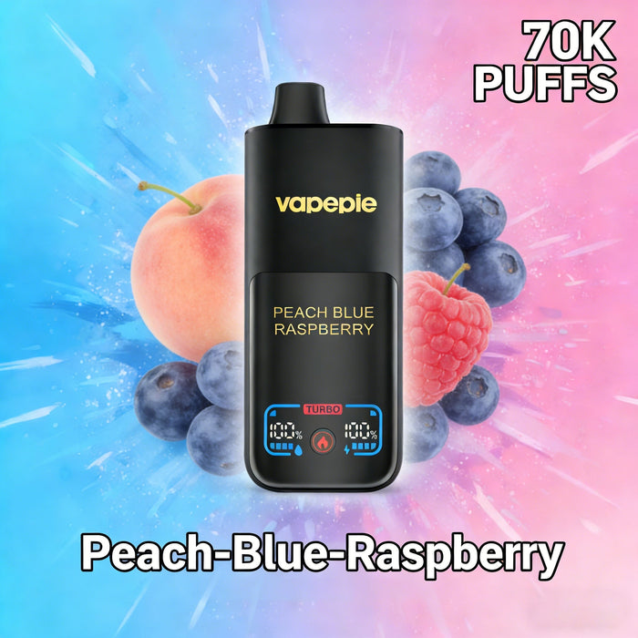 Peach Blue Raspberry – VAPEPIE MEGA 70000 PUFFS